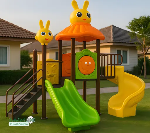 ชุดสนามเด็กเล่นกลางแจ้ง รุ่น Bunny Tower
