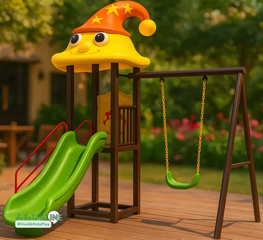 ชุดสนามเด็กเล่นกลางแจ้ง Wizard Hat 