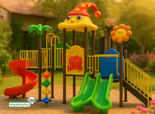 ชุดสนามเด็กเล่นกลางแจ้ง Wizard Hat Mega