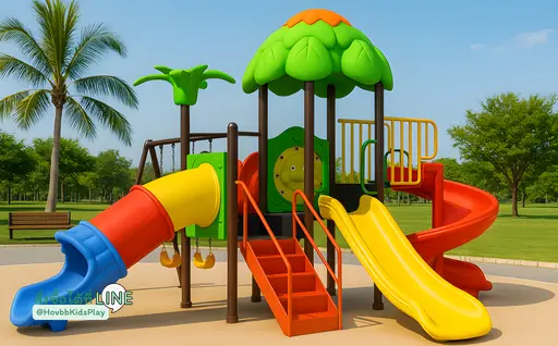 ชุดสนามเด็กเล่นกลางแจ้ง Forest Canopy Playset