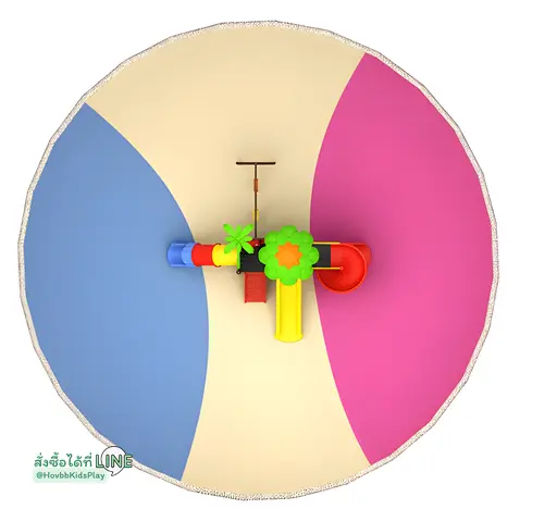 สนามเด็กเล่น Forest Canopy สำหรับโรงเรียนและรีสอร์ต