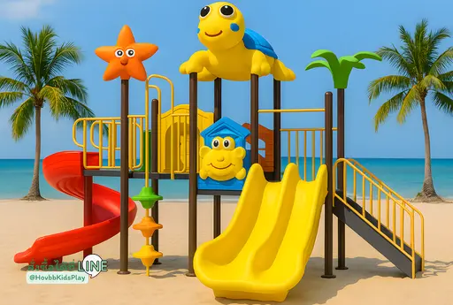 ชุดสนามเด็กเล่นกลางแจ้ง Sea Animals