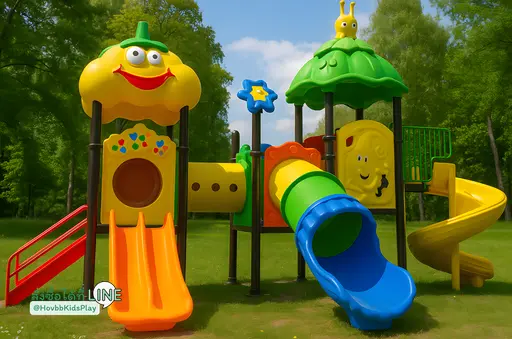 เครื่องเล่นสนามกลางแจ้ง Cloud & Snail Tunnel