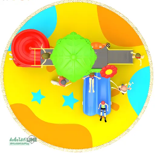 เครื่องเล่นสนามเด็กเล่นกลางแจ้ง ราคาถูก