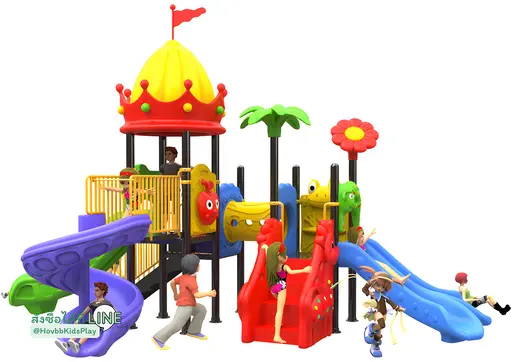 เครื่องเล่นสนามกลางแจ้ง Crown Critters