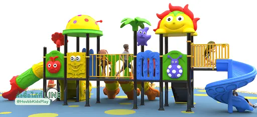 เครื่องเล่นสนามเด็กอนุบาล ธีมแมลงและดวงอาทิตย์