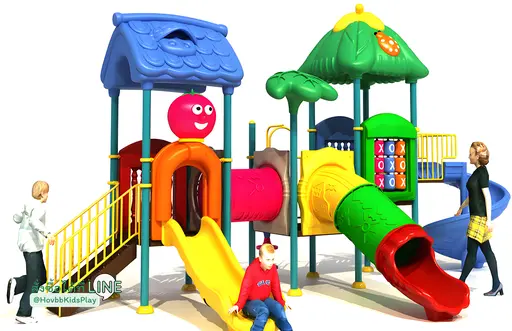 เครื่องเล่นสนามกลางแจ้ง Leaf Dome Adventure