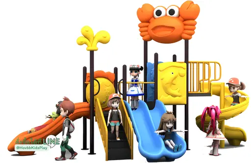 เครื่องเล่นสนามกลางแจ้ง Crab & Dolphin Cove 