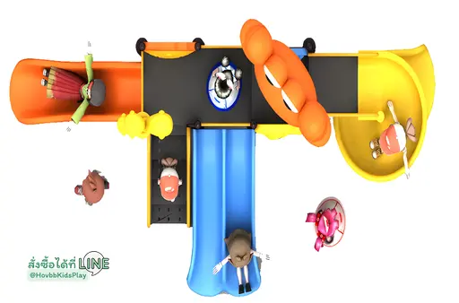 เครื่องเล่นสนามเด็กเล่นกลางแจ้ง