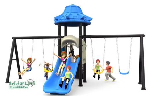 เครื่องเล่นสนามอนุบาล Space Explorer ชิงช้าคู่