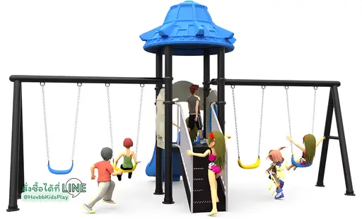 เครื่องเล่นสนามเด็กปฐมวัย กลางแจ้ง