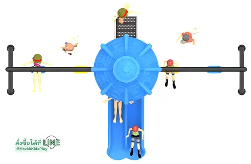 เครื่องเล่นสนามเด็กเล่นอนุบาล ชิงช้า สไลเดอร์