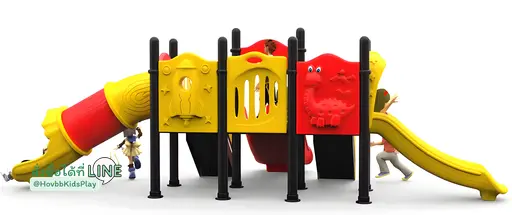 เครื่องเล่นสนามเด็กอนุบาลธีมอวกาศและไดโนเสาร์