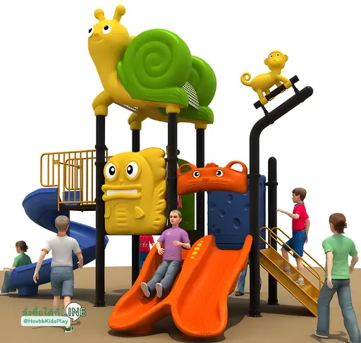 เครื่องเล่นสนามอนุบาล Animal Fun รวมสัตว์หรรษา