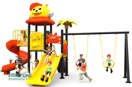 เครื่องเล่นสนามกลางแจ้ง Giraffe Forest