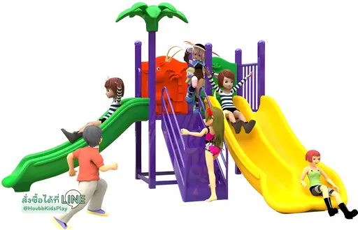 เครื่องเล่นสนามอนุบาล Mini Giraffe Turtle