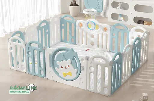 คอกเด็ก ลายพี่หมี