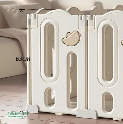 คอกกั้นเด็ก มีประตูล็อคแน่นหนา