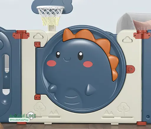 คอกกั้นเด็ก 6 ฟุต ลายไดโนเสาร์