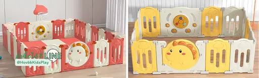 คอกกั้นเด็ก พลาสติกหนา แข็งแรง