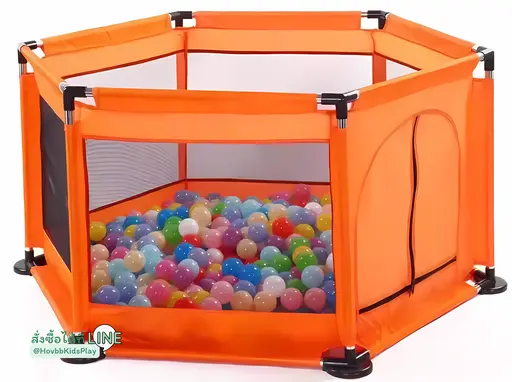 คอกเด็ก ผ้าตาข่าย ระบายอากาศดี