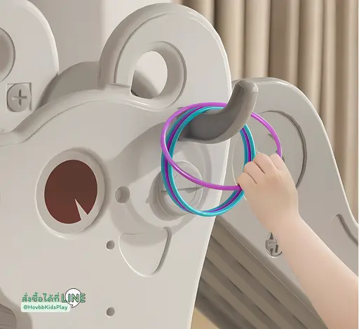 ของเล่นสนามเด็ก ช้างน้อย สีสดใส แข็งแรง