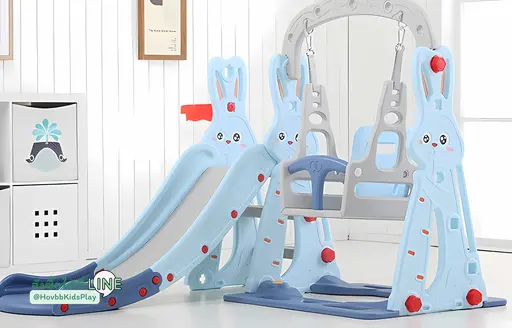 ของเล่นสนามเด็ก กระต่าย 3in1 แข็งแรง ปลอดภัย