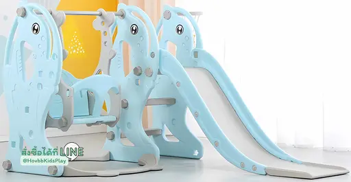 ชุดชิงช้าสไลเดอร์เด็ก โลมา